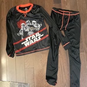 Kids boys Star Wars pajama set size L